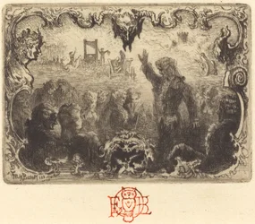 Jacques Cazottes Le Diable amoureux 3. Vignette, 1878