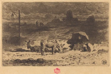 Die Esel von La Butte-aux-Cailles, 1873-1874