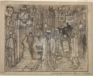 Straßenszene in London