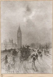 Der Victoria Clock Tower London, 1892