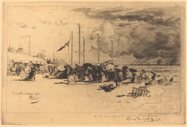 Ein Korn in Trouville, 1874-1875