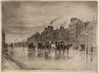 Ein Wintermorgen am Quai de l