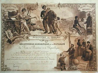 Ehrenpreis an Henry Dubreuil vom Ministerium für Arbeit