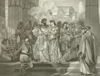 Antonius und Kleopatra. Akt I, Szene I (Gravur)