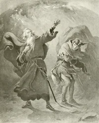 König Lear. Akt III, Szene II (Gravur)