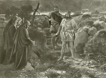 Macbeth. Akt I, Szene III (Gravur)