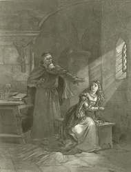 Romeo und Julia. Akt V, Szene III (Gravur)