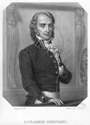 Henri Benjamin Constant de Rebecque (1767-1830) an der Tribüne