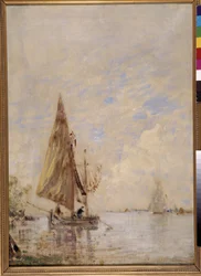 Fischer in einem Boot