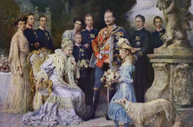 Kaiser Wilhelm II und die deutsche Kaiserfamilie