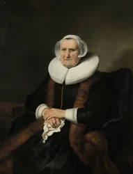 Porträt einer alten Dame, möglicherweise Elisabeth Bas