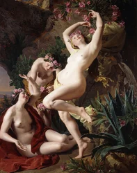 Die Nymphen aus Homers Odyssee, 1856