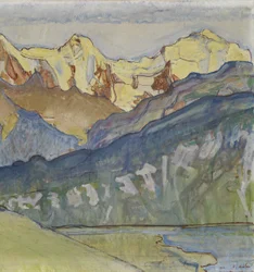 Eiger, Mönch und Jungfrau von Beatenberg aus