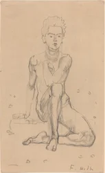Hector posiert nackt