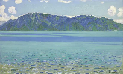 Le Grammont, von Hodler, Ferdinand (1853-1918). Öl auf Leinwand