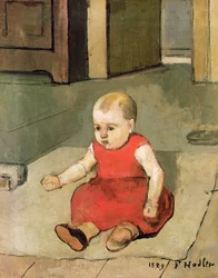 Kleiner Hector auf dem Boden, 1889