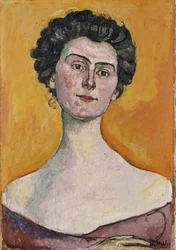 Porträt von Clara Pasche-Battié, 1914