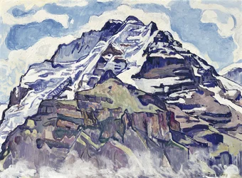 Die Jungfrau, gesehen von Mürren