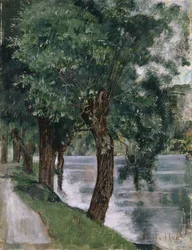 Weidenbäume an der Rhone, ca. 1885