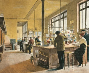 Frankreich, Paris, Städtisches Chemielabor in Paris
