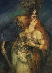 Wotans Abschied von Brünhilde, ca. 1910