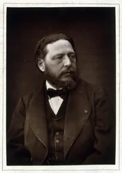 Porträt von Jules Breton (1827-1906) (s/w Foto)