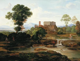 Ideale italienische Landschaft