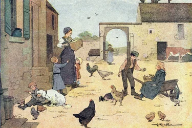 Im Hof der Farm, in Imagier de l