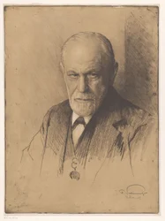 Porträt von Sigmund Freud