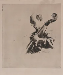Pablo Casals spielt
