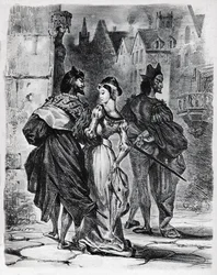 Faust, Gretchen und Mephistopheles