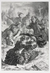 Hamlet: Hamlet und Laertes im Grab von Ophelia