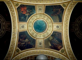 Geschichte und Philosophie. Kuppel der Bibliothek der Nationalversammlung. Gemälde von Eugène Delacroix (1798-1863)