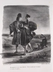 Illustrationen für Faust: Faust, Méphistophélés und der Barbet