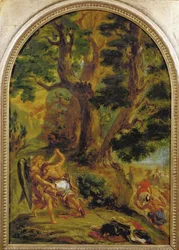 Jakob kämpft mit dem Engel