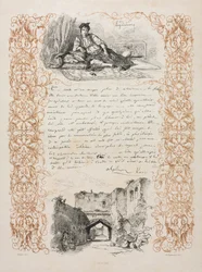 Jüdin von Algier und eine Straße in Algier, 1838