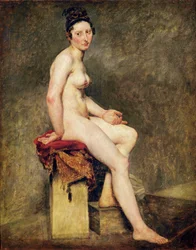 Sitzender weiblicher Akt, Mademoiselle Rose