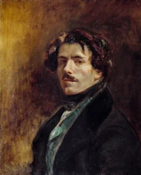 Selbstporträt von Eugene Delacroix (1798-1863)