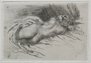 Studie einer Frau von hinten gesehen, 1833
