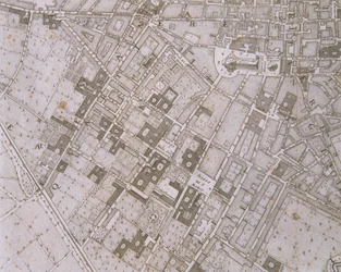 Karte von Florenz, 1731