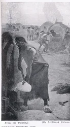 Bronze- und Eisenschmieden, Illustration aus 