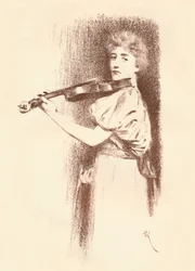 Ein Violinist, um 1898