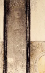 Geheimnisvolle Frau, ca. 1909