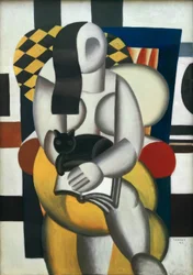 Frau mit Katze