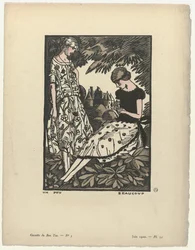 Gazette du Bon Ton, 1920 - Nr. 5, Pl. 34: Ein wenig viel