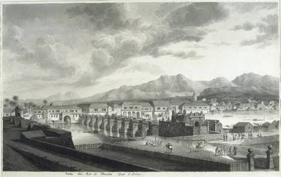 Ansicht von Fort Santiago in Manila
