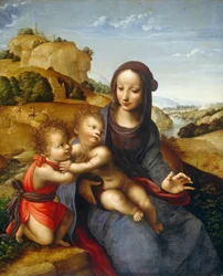 Madonna und Kind mit dem kleinen Heiligen Johannes, ca. 1505