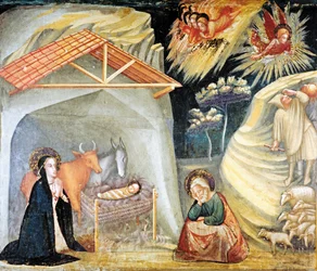 Geburt Jesu in Bethlehem (Detail)