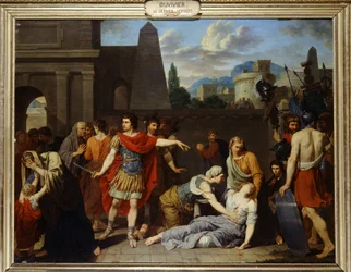 Der letzte der Horatier von Duviver. 17. Jahrhundert.