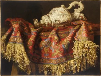 Stillleben mit einem Teppich